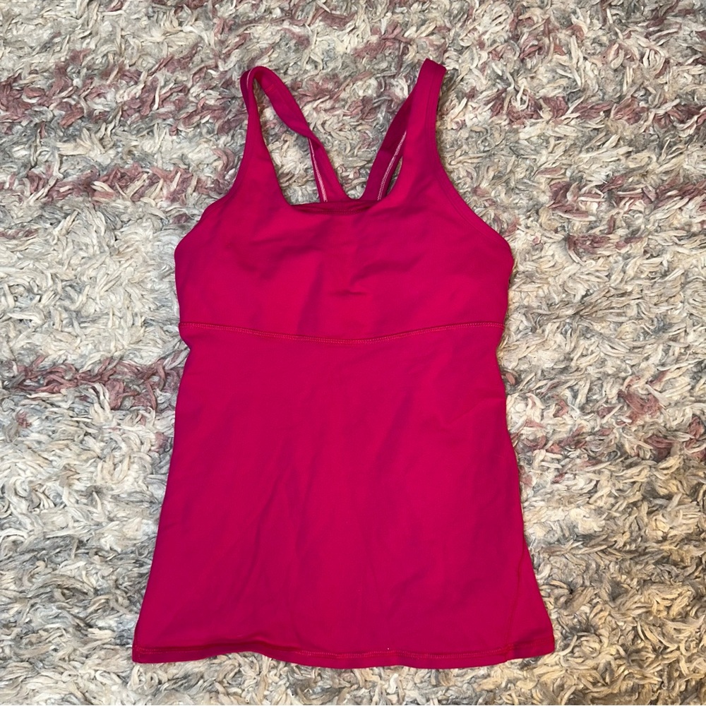 Lululemon pink tank top 6